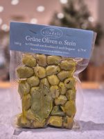Groene olijven met knoflook & oregano Elladeli